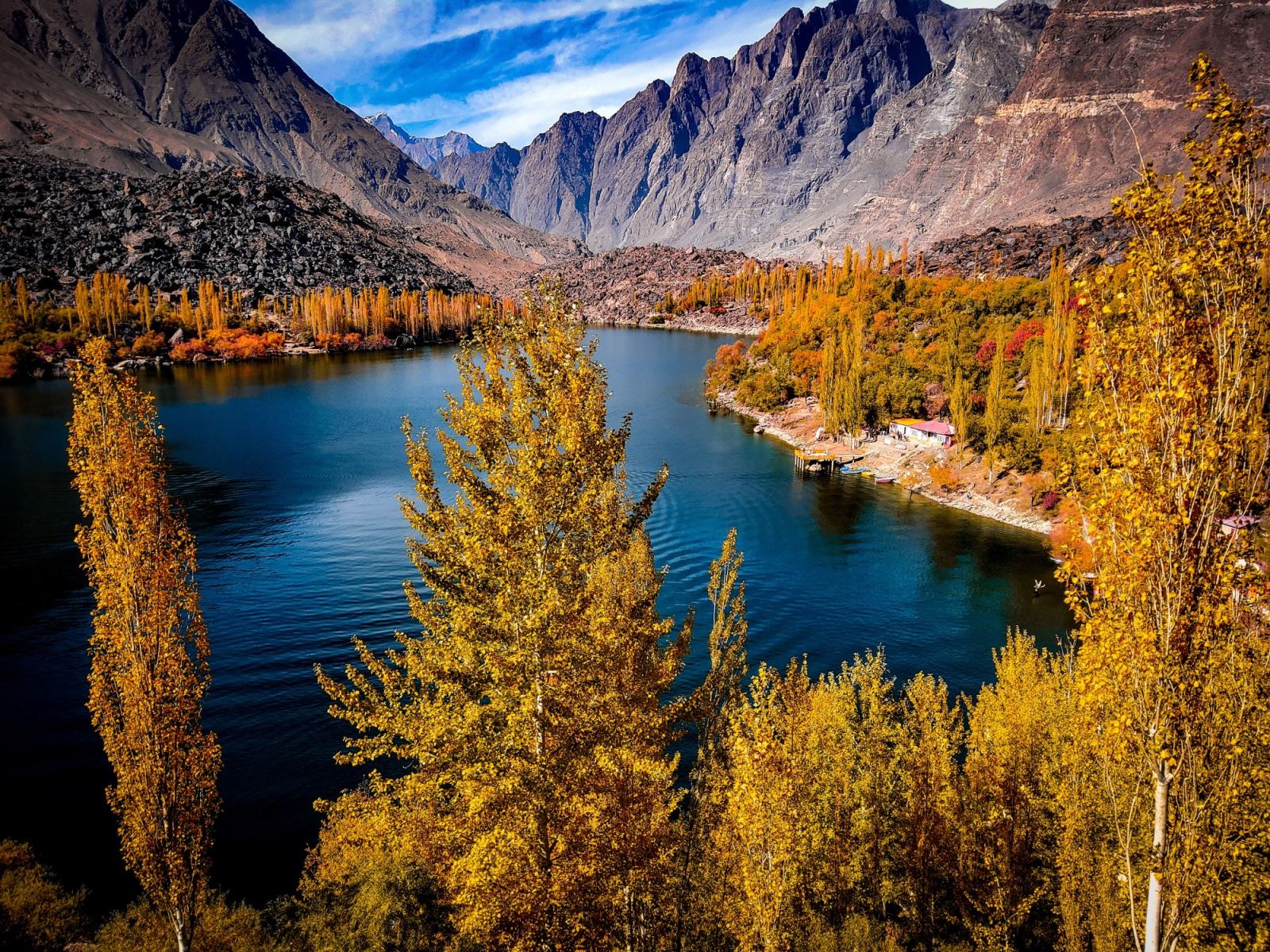 skardu landscape in summer season