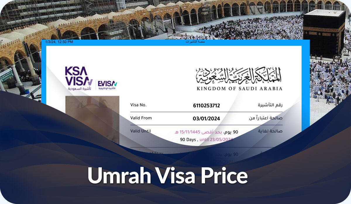 Umrah Visa price from Pakistan is Rs. 60,000 only. Apply for Umrah Visa